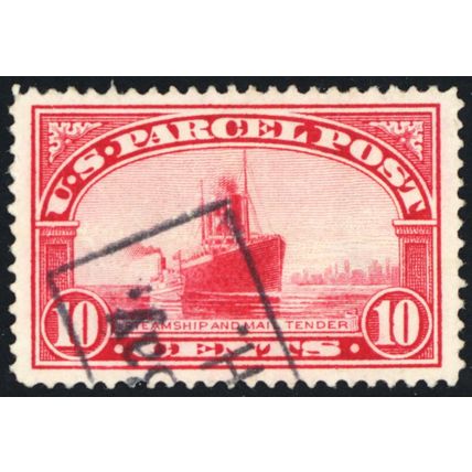 Q6, Used 10¢ XF/Superb JUMBO - Parcel Post Stamp * Stuart Katz