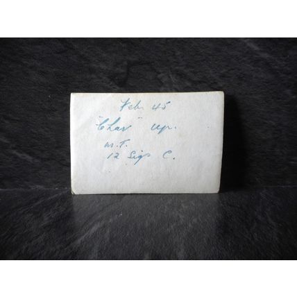 1945 WW2 ORIGINAL PHOTO Royal Signal Corps with CHAR UP message M.T. 12 Sigs C