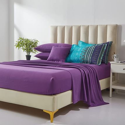 Boho Comforter Set Queen Size 8 Piece Bed in a Bag Bohemian Striped Bedding Quil