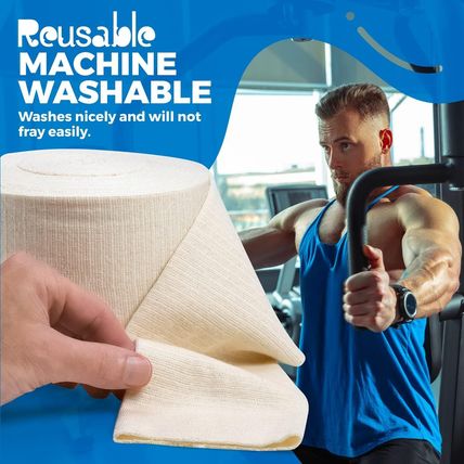 Elastic Tubular Support Bandage Size F, 10M Box - Natural Color (4" X 33 Feet) f