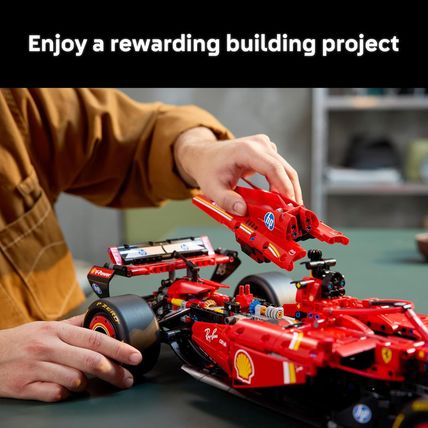 LEGO Technic Ferrari SF-24 F1 Model Car Kit - Building Set for Adults, Ages 18+