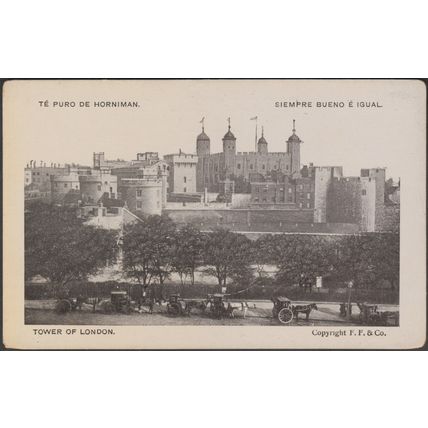 Té Puro de Horniman - Tower of London, London, c.1905 - Frankel Tarjeta Postal