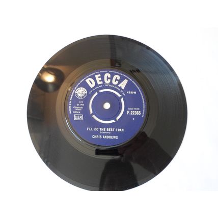 7"1966. CHRIS ANDREWS SOMETHING ON MY MIND..DECCA F.22365. EXCELLENT