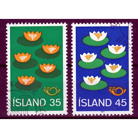 Ijsland Norden 1977 gestempeld