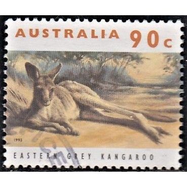 AUSTRALIA, 1993 90c Kangaroo, SG 1368 (Scott #1284), used