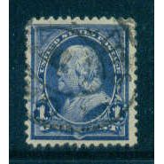 Used 264 1c Benjamin Franklin Fine M02808