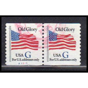 Used 2890 32c G Old Glory Very Fine CNP Left A1311 PA1539