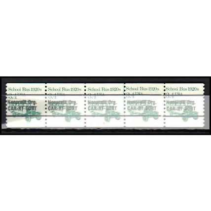 2123a 3.4c School Bus Fine MNH Dry Gum PNC 2/5 Gap 1R AA0245