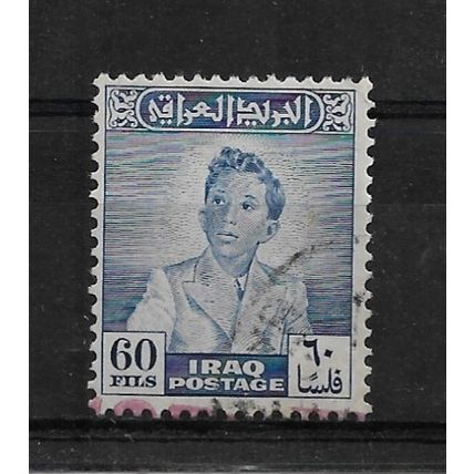 Iraq.SG291 60f King Faisal II (Blue).Fine Used.Nov21b