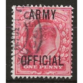 1902 O49 1d Scarlet Army Official Fine Used