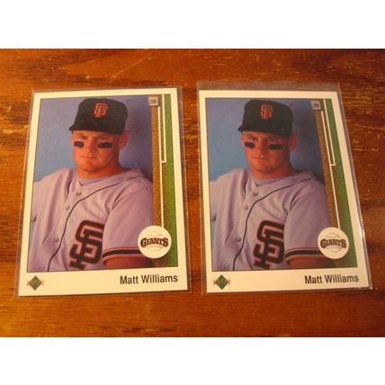 1988-1995, 5-Cards, MATT WILLIAMS, Giants