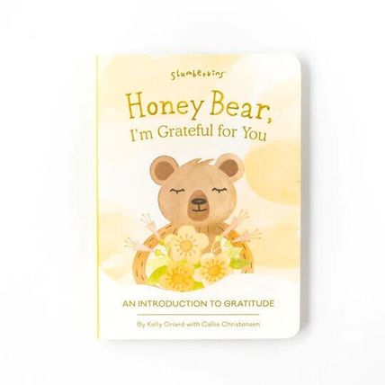 NEW - Slumber Kins Honey Bear Kin Plush toy Bear- Gratitude*