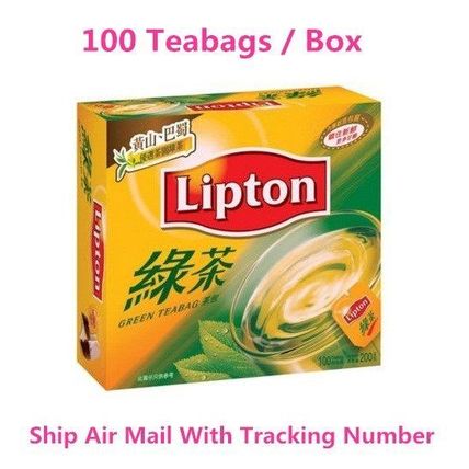 Lipton Natural Green Tea Teabag ( 100 Teabags / Box ) 立頓天然綠茶茶包 x 1 Box