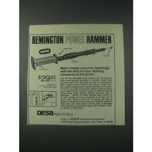 1978 Desa Industries Remington Power Hammer Ad