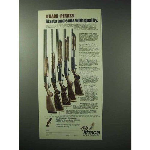 1978 Ithaca-Perazzi Ad - Shotgun, MAG-10, 51, 37
