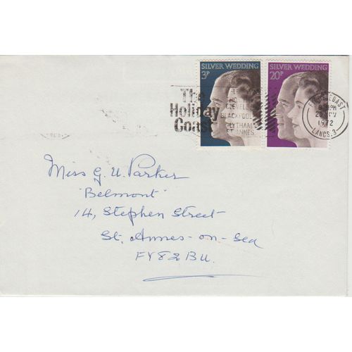 GB 1972 Queen Elizabeth Silver Wedding FDC Fylde Coast pm see others
