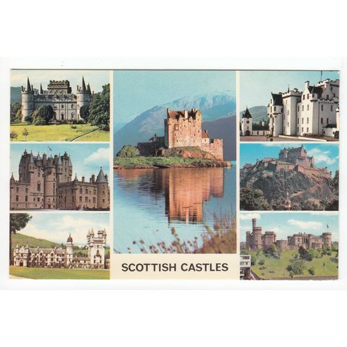 Scottish Castles Multiview Postcard 37339