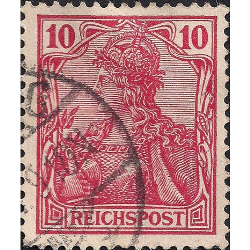 GERMANY, EMPIRE, Germania, red 1905, 10, #2