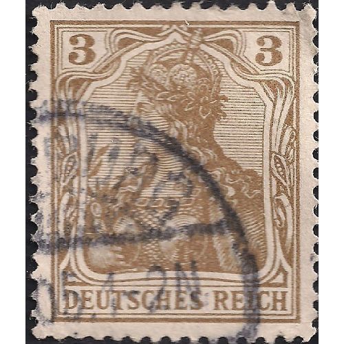 GERMANY, EMPIRE, Germania, light brown 1905, 3, #2