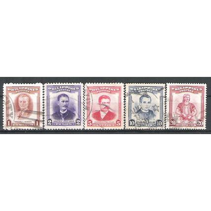 Philippines N° 416 400 399 432 437 Yvert OBLITERE ( USED )