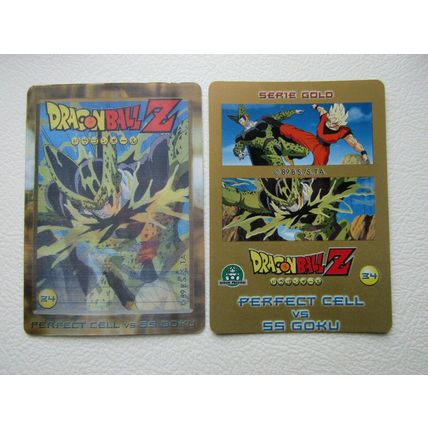 Giochi Preziosi 1989 Dragon Ball Z Serie Gold Lenticular Card Choice (e34)