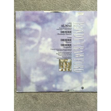 RANDY CRAWFORD - ALMAZ (UK 1986 12" VINYL SINGLE)