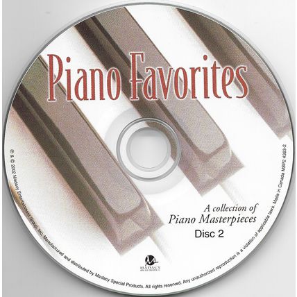 20 Piano Favorites CD 2 -Madacy Special Products # HFP2 337 - CD Album