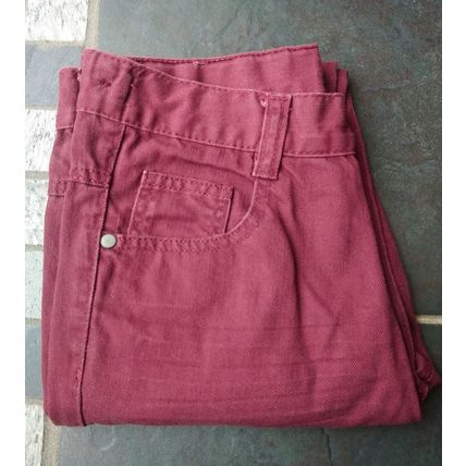Boys Age 11-12 Plum Jeans - ( New )