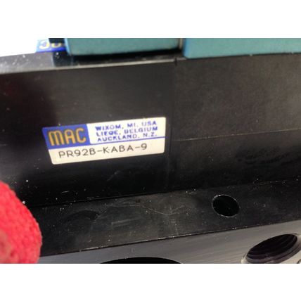 New MAC 92B-BAH-000-DM-DJAP-1DG9 PNEUMATIC VALVE PR92B-KABA-9,DM-DJAP-1DG,DL,EY