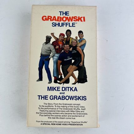 The Grabowski Shuffle VHS Video Tape RARE Da Coach Mike Ditka