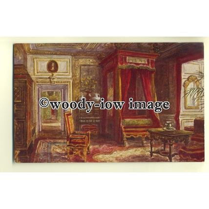 ar0201 - Warwich Castle, Queen Ann's Room - Artist W.W.Quatremain - Art Postcard