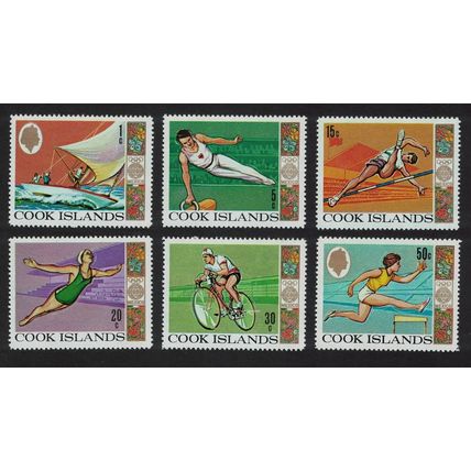 Cook Is. Cycling Gymnastics Olympic Games Mexico 6v 1968 MNH SG#277-282