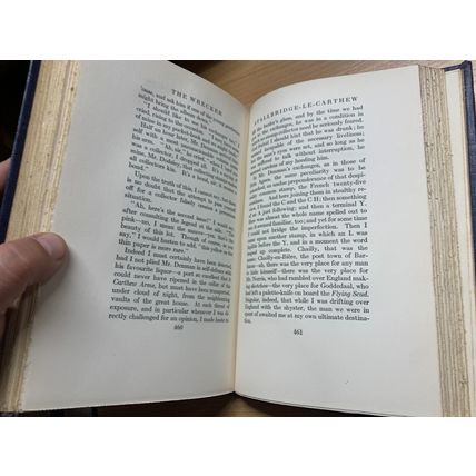 RARE* 1922 ROBERT LOUIS STEVENSON "THE WRECKER" VOL 17 ANTIQUE BOOK (P6)