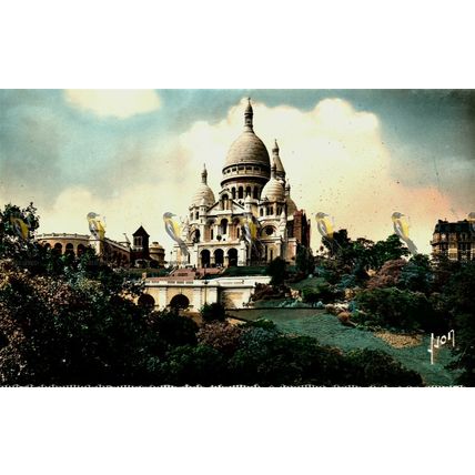 Paris En Flanant, Basilique Du Sacre Coeur Montmartre, 39 Yvon Postcard, 1952