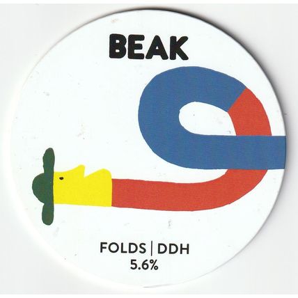 UNUSED KEG CLIP FRONT - BEAK BREWERY - FOLDS DDH