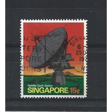 Singapore.SG160 15c "Dish" Aerial.Fine Used.Jun25