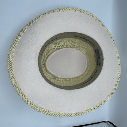 SunDay Afternoons Paper Straw Fedora Unisex Used Good Cond Beige