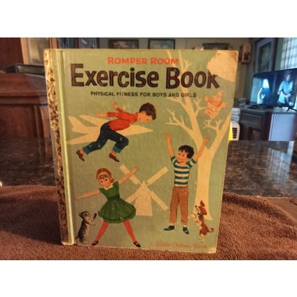 Little Golden Book Exercise Book By Nancy Claster (A) Edition Fine 6.0 1964
