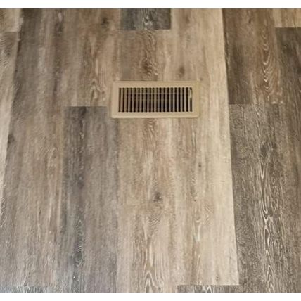 Hartford Ventilation 4" X 10" Floor Vent Covers Brown 6 Pack - Heavy Duty Walkab