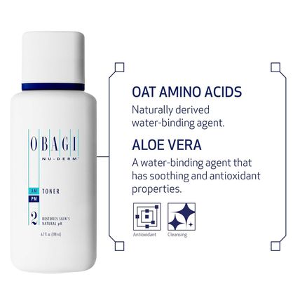 Obagi Nu-Derm Foaming Gel for Face – Hydrating Cleanser with Aloe Vera – Deep-Cl