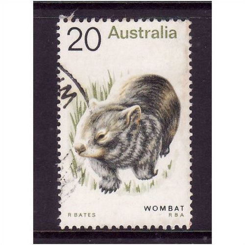 AUSTRALIA 1974 SG 561 20c COMMON WOMBAT USED#1
