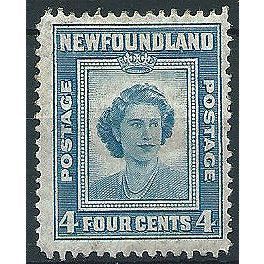 Newfoundland 1947 SG293 4c Light Blue Mounted Mint ... .