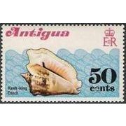 Antigua 1972 Shells 50c hawkwing conch Unmounted Mint NHM SG 322 Sc 291 stamp