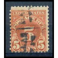 Used J83 5c Postage Due Average WA1395