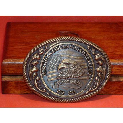 Pre-Owned North American Hunting Club Belt Buckle