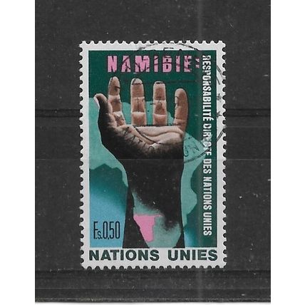 UnitedNations.G53 50c Cupped Hand.Fine Used.Jan23