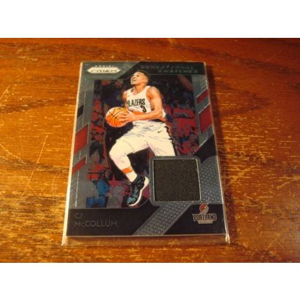 2018/19, Prizm, Silver/Orange/Black Prizm, CJ McCOLLUM, Trailblazers