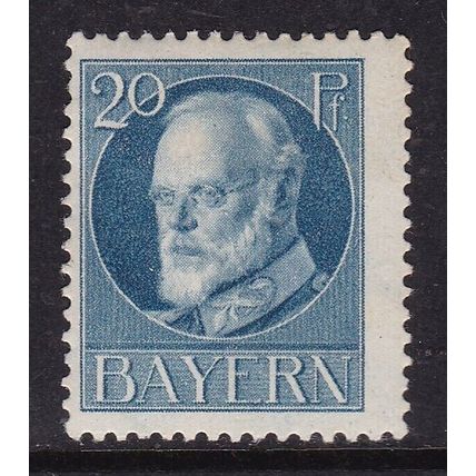Bavaria 1914 Prince Ludwig 20pf Mint Hung SG 181a VGC