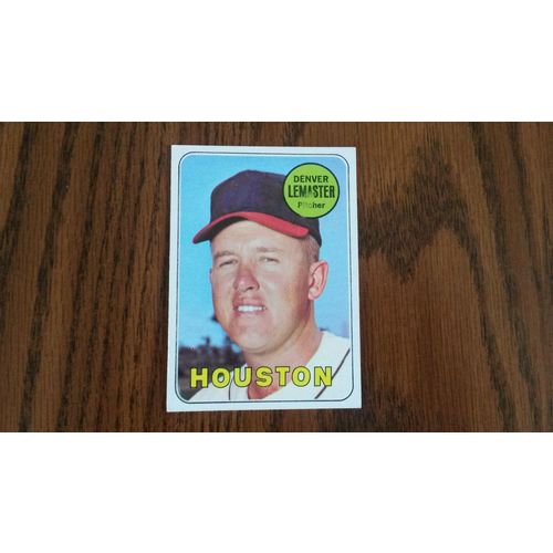 1969 Topps Card # 096 Denver Lemaster Very Good (3) Houston Astros