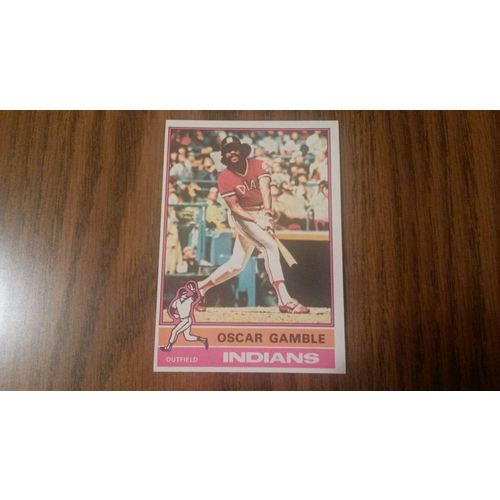 1976 Topps Card # 074 Oscar Gamble Very Good (3) Cleveland Indians